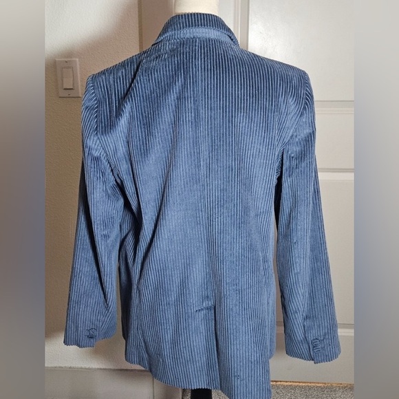 Mango Blue Corduroy Blazer - Picture 2 of 6